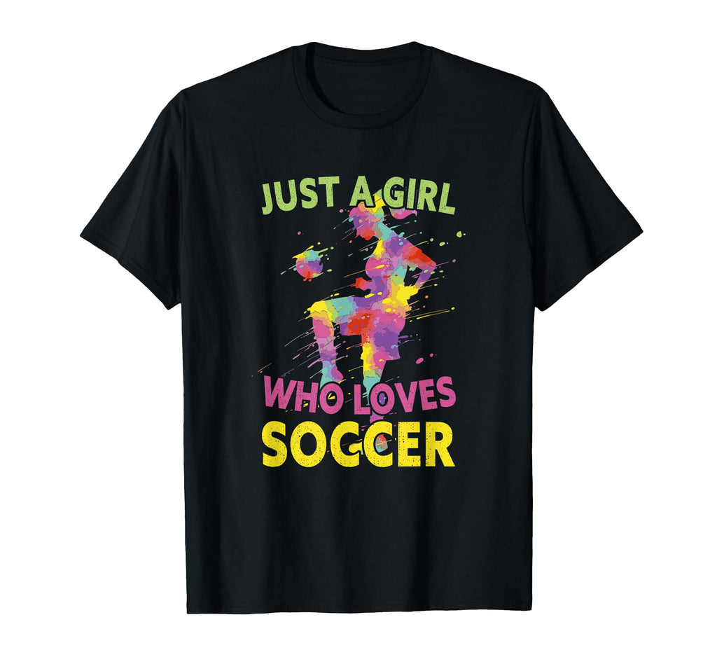 Just Who Loves Soccer T-Shirt - Trendy Graphic for Adults