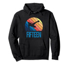 15Th Birthday Soccer 15 Years Old Hoodie - Aesthetic Graphic for Adults
