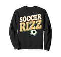 Soccer Rizz Funny Sports Swagger Sweatshirt - Custom Art Print Unisex