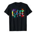 Soccer Player Colorful Play Soccer T-Shirt - Novelty Apparel Men Women
