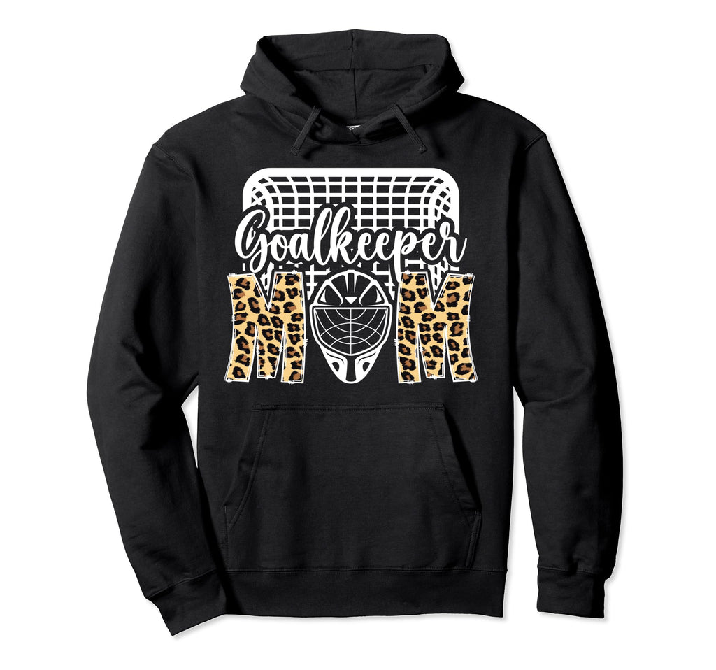 Ice Hockey Goalkeeper Mom Hockey Hoodie - Minimalist Print Men Women