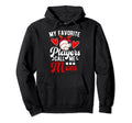 My Favorite Players Call Me Mom Hoodie - Minimalist Print for Adults