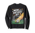 Birthday Mom Soccer Theme Soccer Sweatshirt - Novelty Apparel for Adults