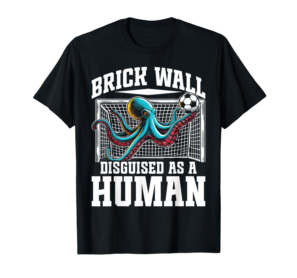 Soccer Player Octopus Soccer Goalie T-Shirt - Custom Art Print for Adults