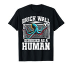Soccer Player Octopus Soccer Goalie T-Shirt - Custom Art Print for Adults