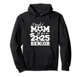 Proud Mom 2025 Senior Soccer Ball Hoodie - Custom Art Print for Adults