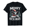 Soccer Gnome Merry Kickmas Soccer T-Shirt - Graphic Print Men Women