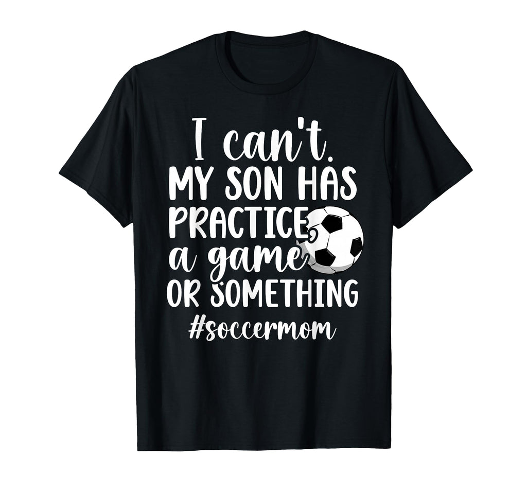 Soccer Mom Soccer Player Mom Funny T-Shirt - Minimalist Print Men Women