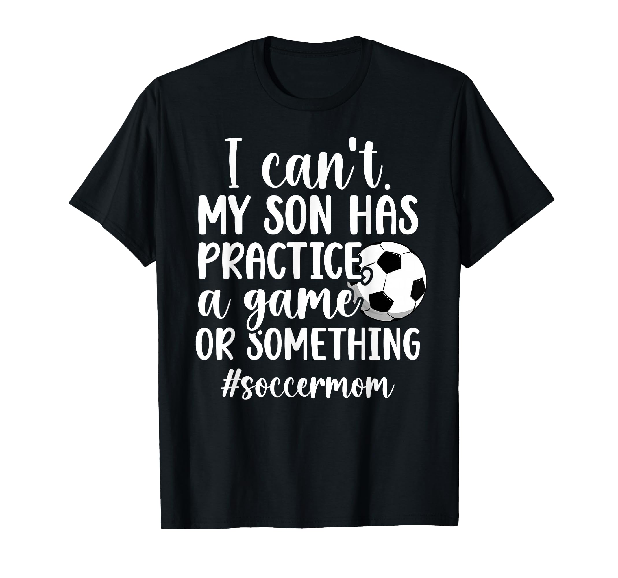Soccer Mom Soccer Player Mom Funny T-Shirt - Minimalist Print Men Women