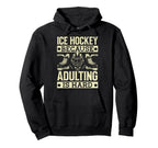 Ice Hockey Goalie Goalkeeper Ice Hockey Hoodie - Custom Art Print Unisex