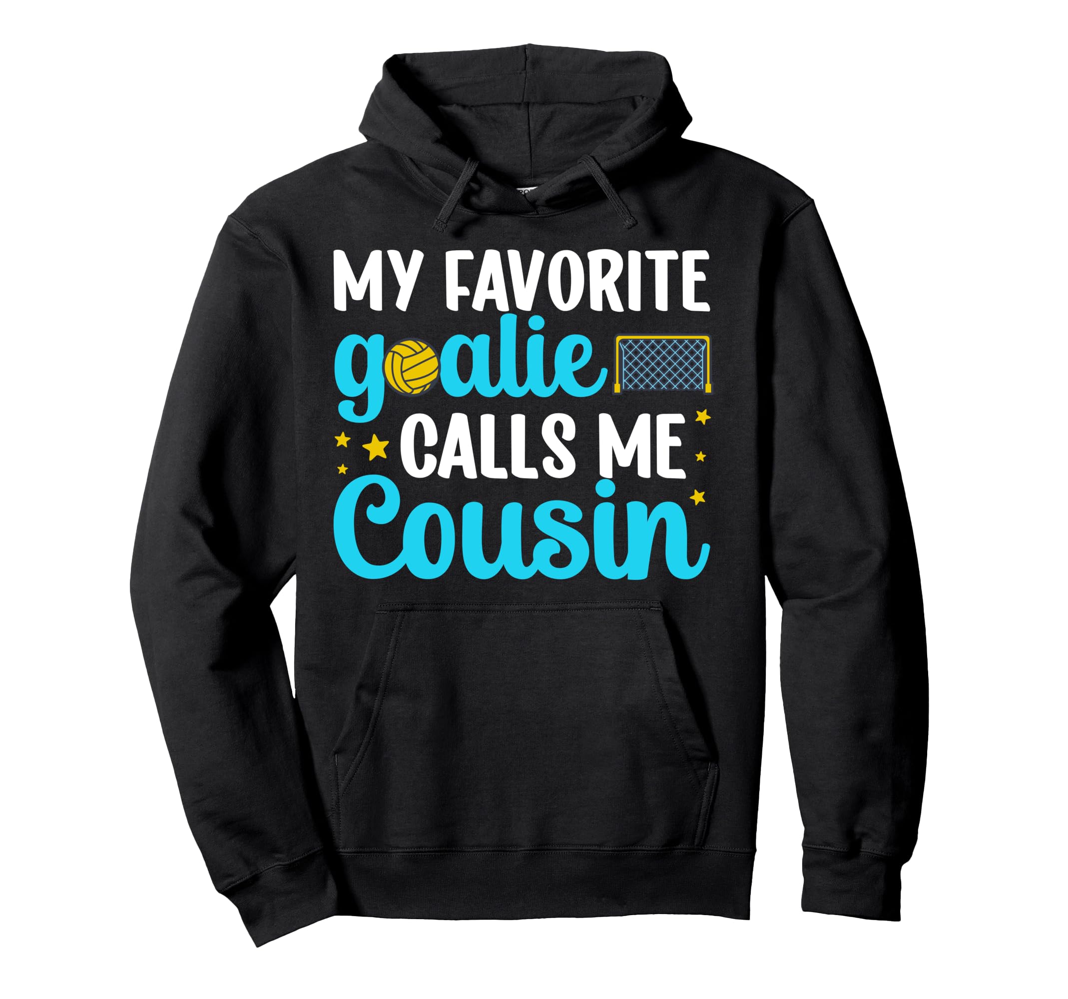 Proud Water Polo Goalie Cousin Water Hoodie - Trendy Graphic Men Women
