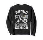 Proud Nephew Soccer Senior Class Sweatshirt - Novelty Apparel for Adults