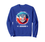 American Flag Soccer Team Sweatshirt - Fun Novelty Design for Adults