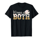Mama Both Baseball Soccer Mom Soccer T-Shirt - Casual Everyday Wear Unisex