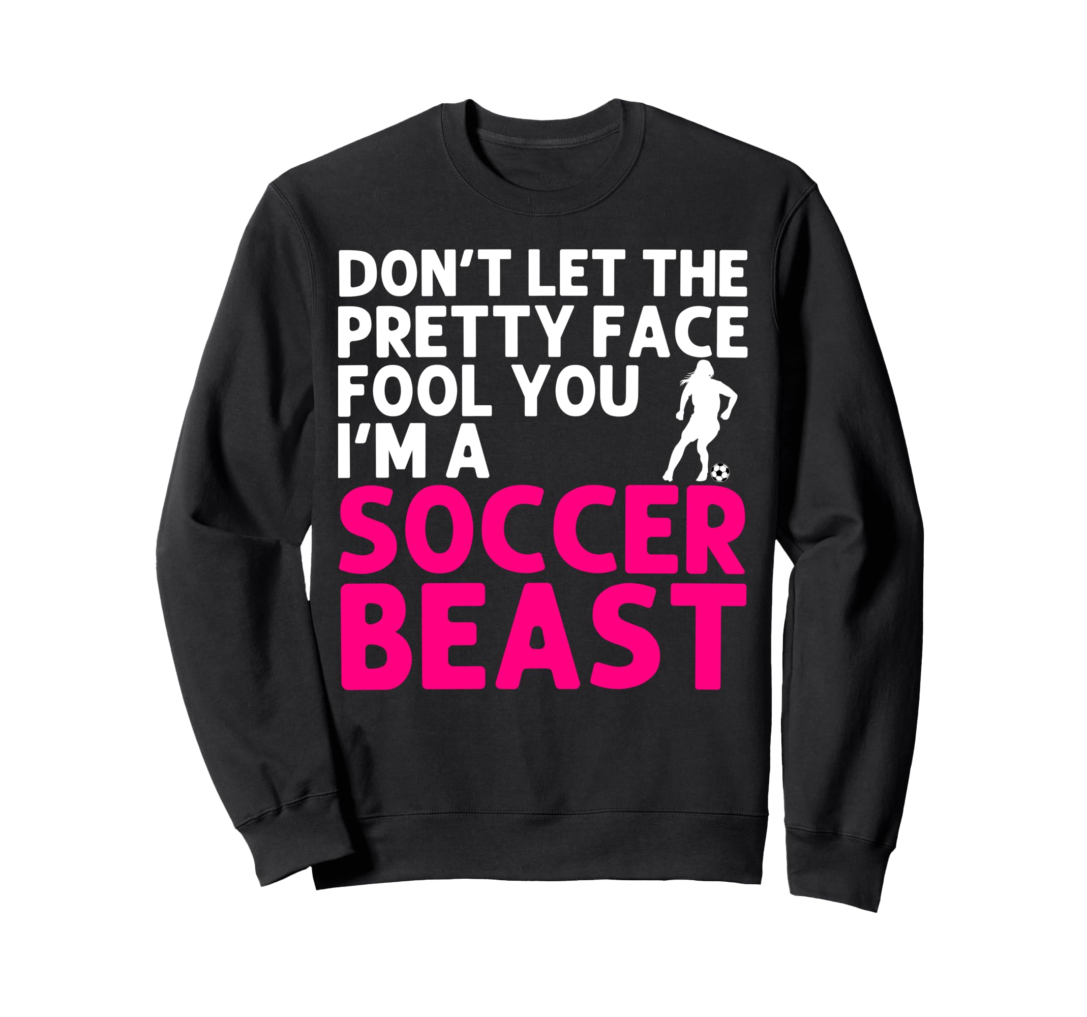 Soccer Art Teen Goalie Soccer Player Sweatshirt - Trendy Graphic for Adults