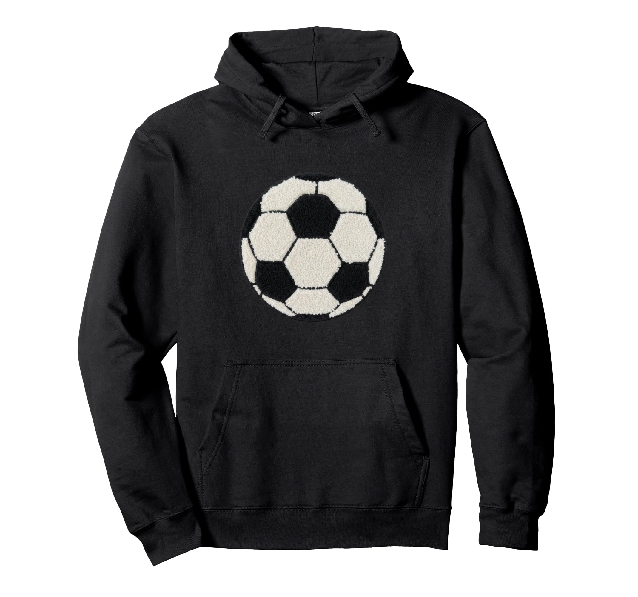 Soccer Ball Players Fans Hoodie - Casual Everyday Wear for Adults