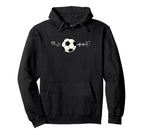 Funny Soccer Heartbeat Hilarious Hoodie - Fun Novelty Design Men Women