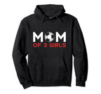 Mom 3 Soccer Mothers Day Hoodie - Fun Novelty Design for Adults