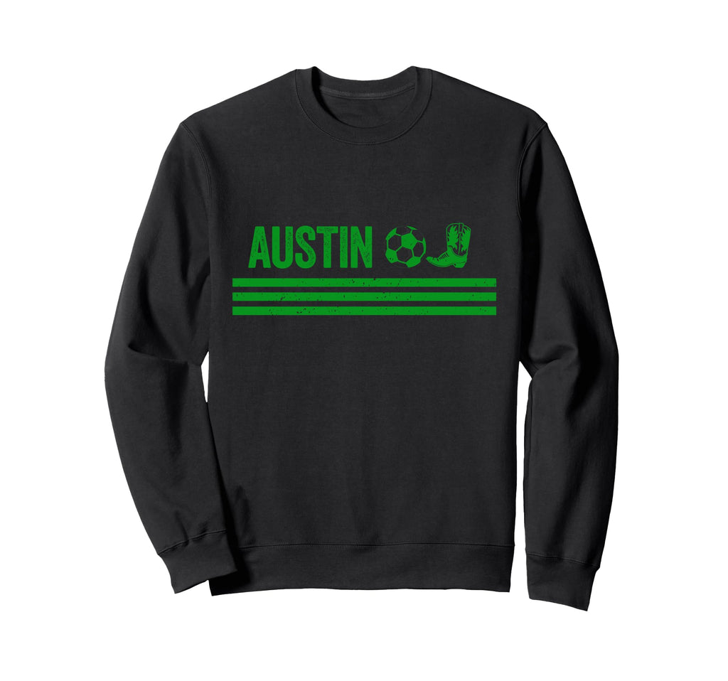 Austin Cowboy Boot Football Sweatshirt - Casual Everyday Wear Men Women