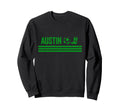 Austin Cowboy Boot Football Sweatshirt - Casual Everyday Wear Men Women