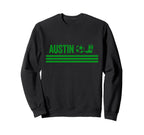 Austin Cowboy Boot Football Sweatshirt - Casual Everyday Wear Men Women