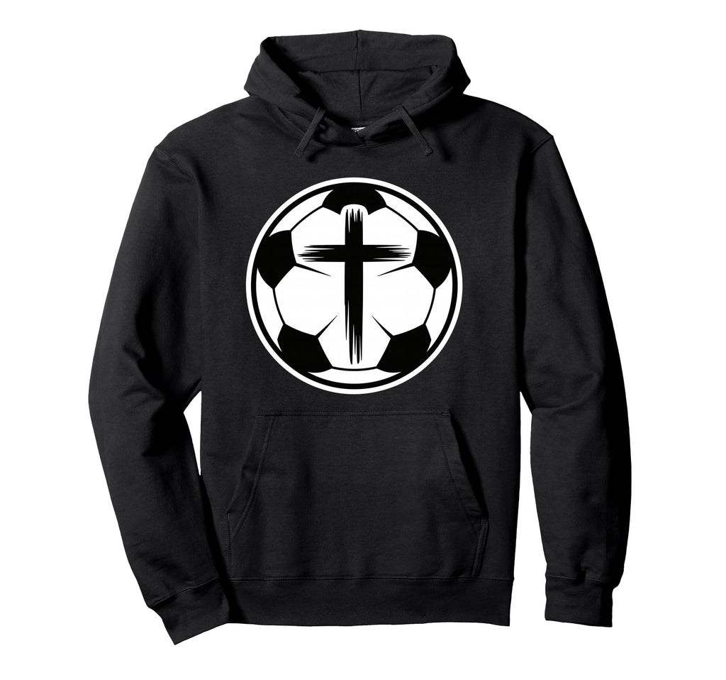 Christian Soccer Faith Sports Player Hoodie - Minimalist Print Unisex
