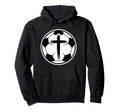 Christian Soccer Faith Sports Player Hoodie - Minimalist Print Unisex