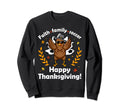 Happy Thanksgiving Soccer Turkey Sweatshirt - Streetwear Style Men Women