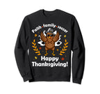 Happy Thanksgiving Soccer Turkey Sweatshirt - Streetwear Style Men Women