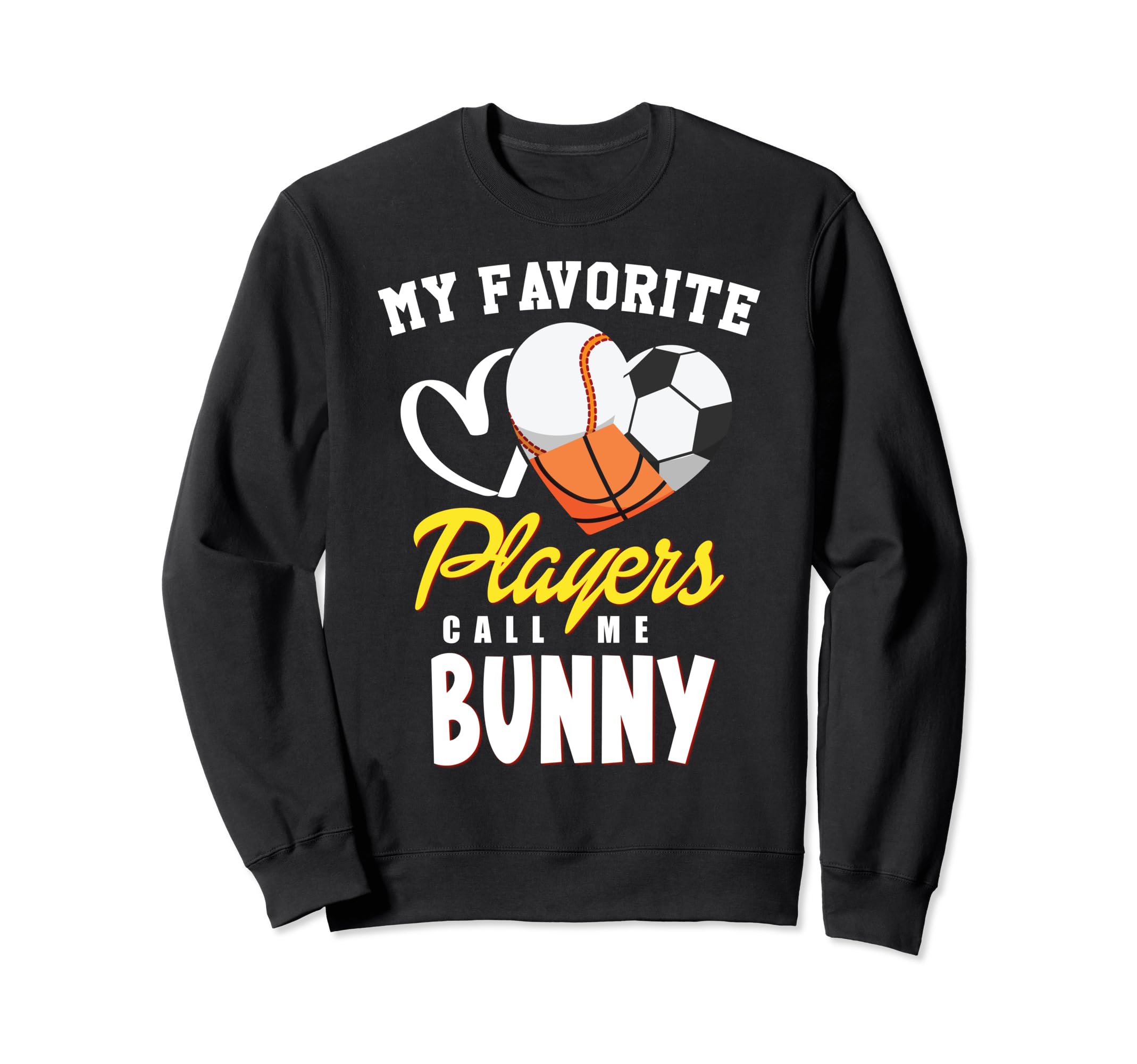 My Favorite Players Baseball Soccer Sweatshirt - Unique Graphic Men Women