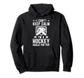 Im Hockey Goalie Pop Pop Ice Hockey Hoodie - Streetwear Style for Adults