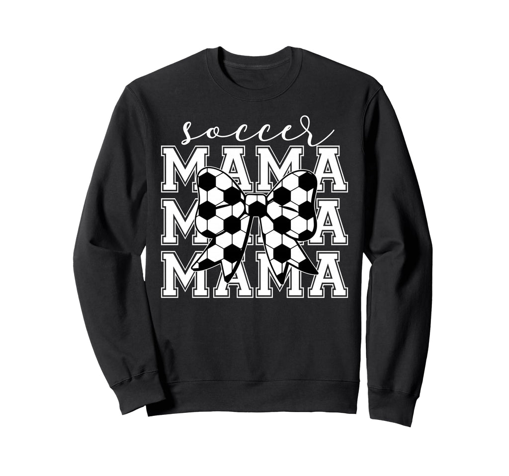 Soccer Mama Groovy Soccer Softball Sweatshirt - Minimalist Print Men Women