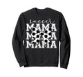 Soccer Mama Groovy Soccer Softball Sweatshirt - Minimalist Print Men Women