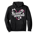 Soccer Grandma Heart Grandma Soccer Hoodie - Custom Art Print for Adults