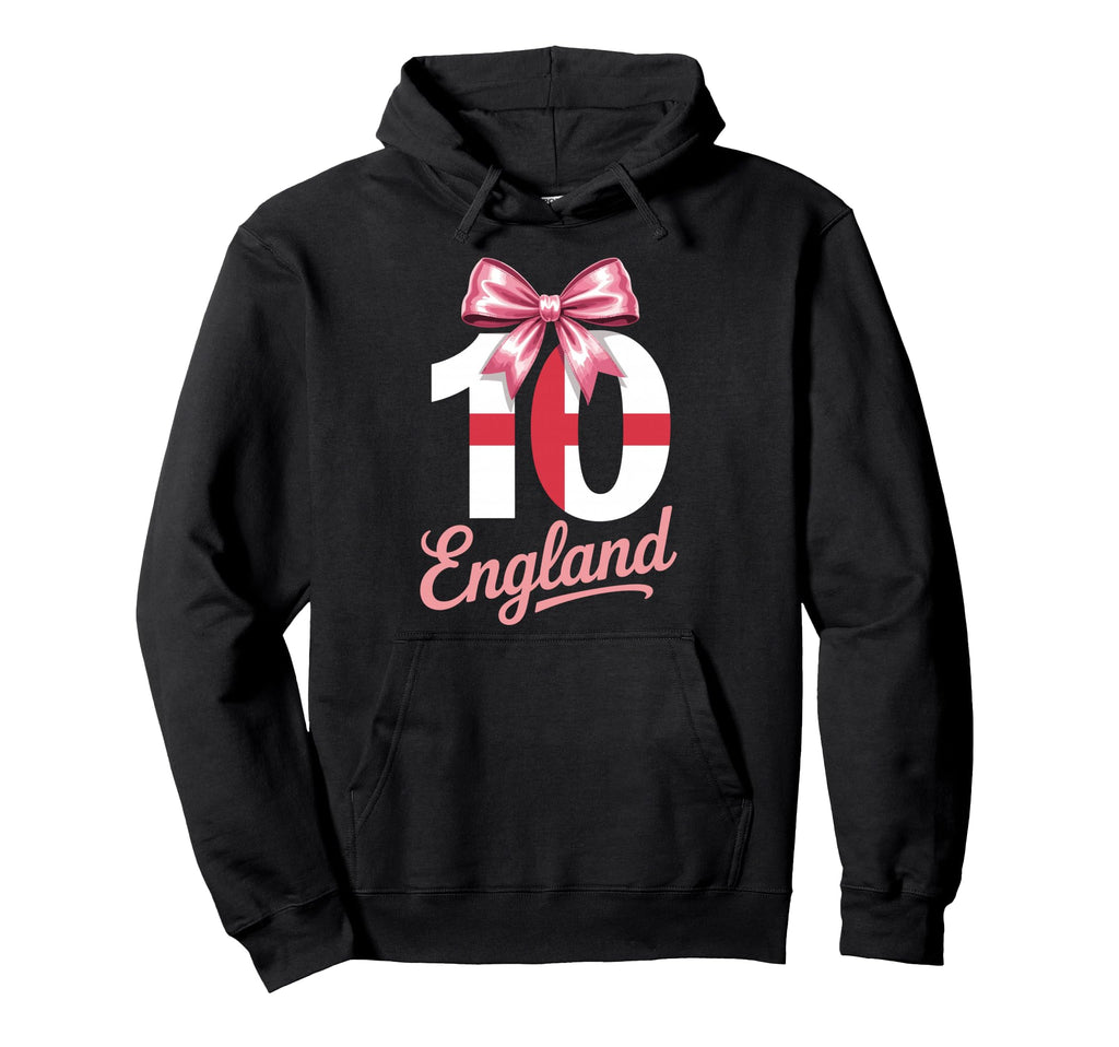 10 England Birthday Number 10 Hoodie - Casual Everyday Wear for Adults