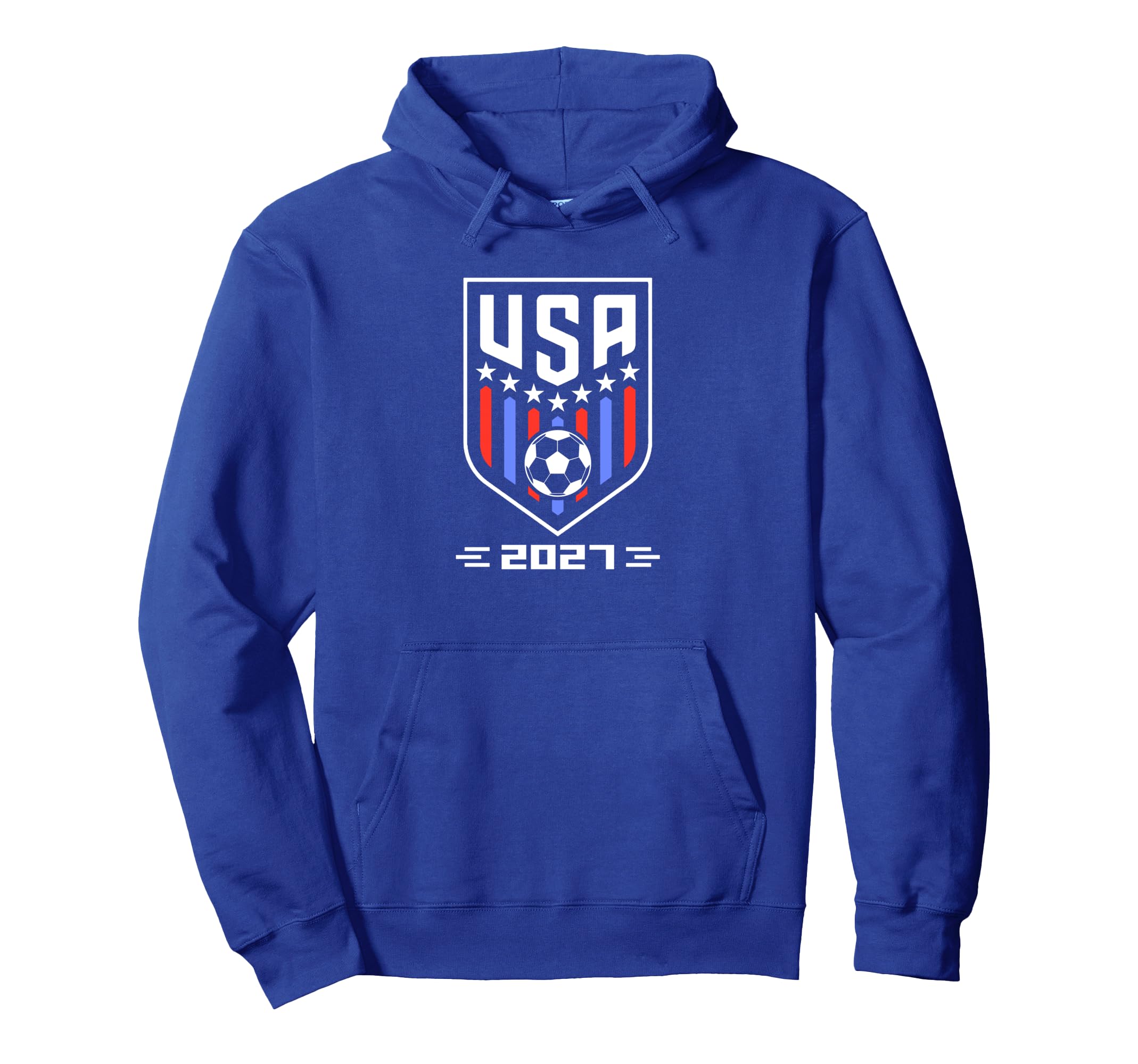 American Flag Soccer Soccer 2027 Hoodie - Aesthetic Graphic Men Women