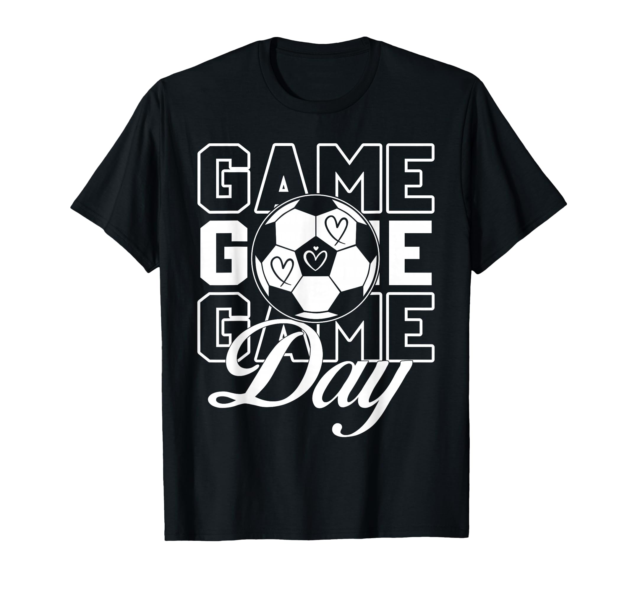 Game Day Soccer T-Shirt - Minimalist Print Men Women