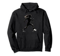 Soccer Player Silhouette Womens Soccer Hoodie - Trendy Graphic for Adults