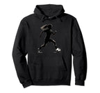 Soccer Player Silhouette Womens Soccer Hoodie - Trendy Graphic for Adults