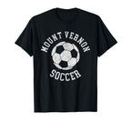 Mount Vernon Soccer Distressed 90S T-Shirt - Custom Art Print Men Women