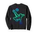 Colorful Soccer Bicycle Kick Sweatshirt - Casual Everyday Wear for Adults