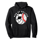 Mom Ballers Funny Baseball Hoodie - Fun Novelty Design for Adults