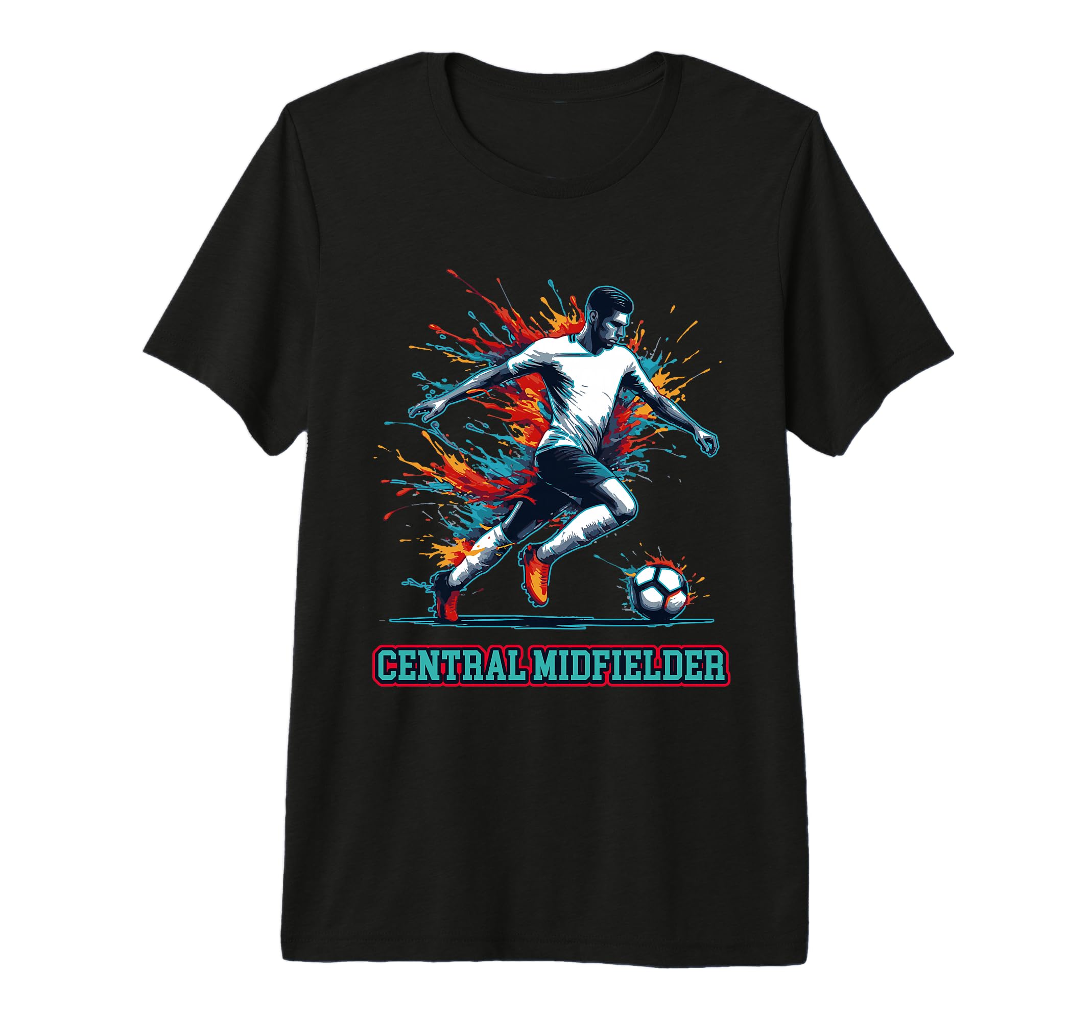Soccer Central Midfielder Fullback T-Shirt - Novelty Apparel Men Women