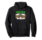 Soccer Mom Messy Bun Mothers Day Hoodie - Aesthetic Graphic Unisex