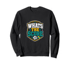 Whats Score Sideline Social Club Sweatshirt - Unique Graphic Men Women