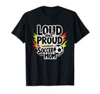 Loud And Proud Soccer Mom Black Sweatshirt - Minimalist Print Men Women