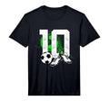 10Th Birthday Soccer Player T-Shirt - Casual Everyday Wear for Adults