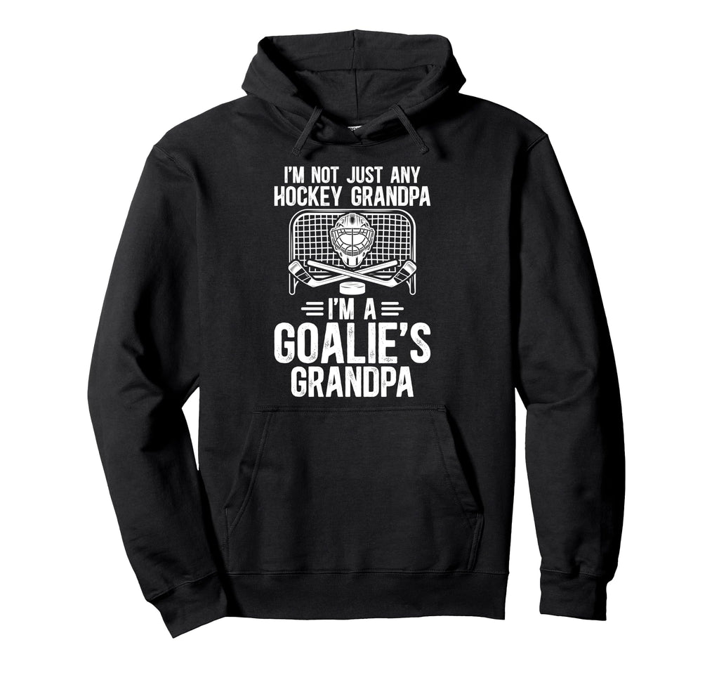 Im Hockey Goalie Grandpa Hockey Keeper Hoodie - Unique Graphic Unisex