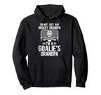 Im Hockey Goalie Grandpa Hockey Keeper Hoodie - Unique Graphic Unisex