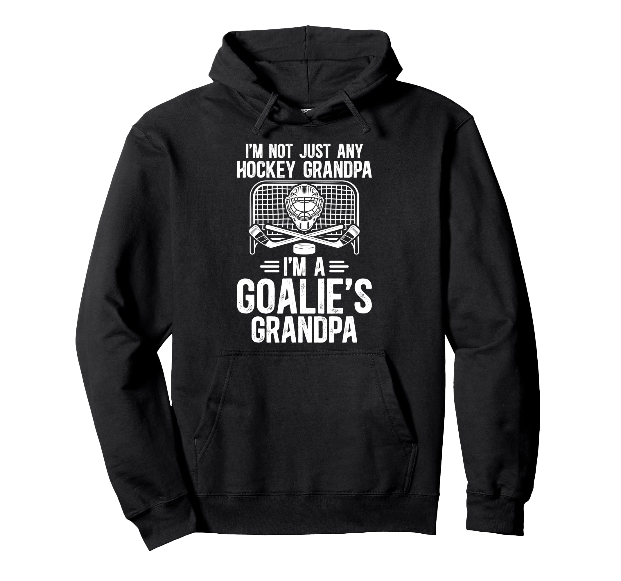 Im Hockey Goalie Grandpa Hockey Keeper Hoodie - Unique Graphic Unisex